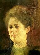 Gustav Klimt kvinnoportratt France oil painting artist